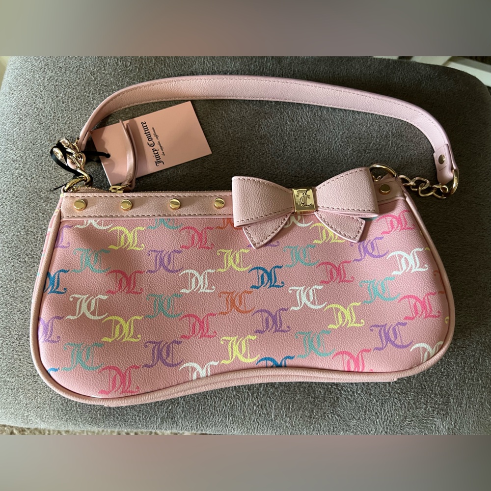Juicy Couture pink over the shoulder bag